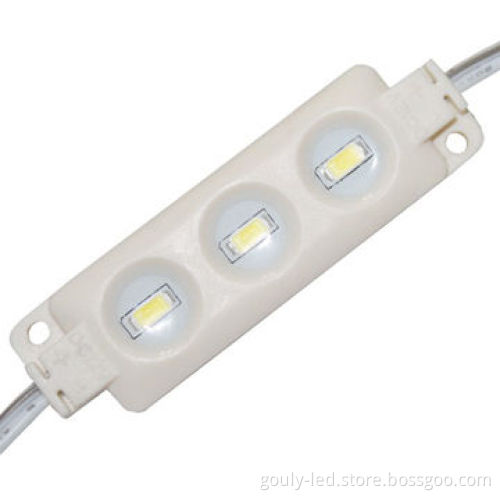 LED Module, 3-piece of 5630 SMD LEDS with White Color, 6,000-6,500K Color Temperature